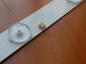 Подсветка LED TV Dexp, Harper, Telefunken 3 планки по 598mm 10линз (3V)  HL-00320A28-1001S-01 32"