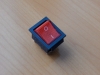 Переключатель KCD2-201N/6P OFF-ON красный 250V 16A (с подсветкой)  36-2350