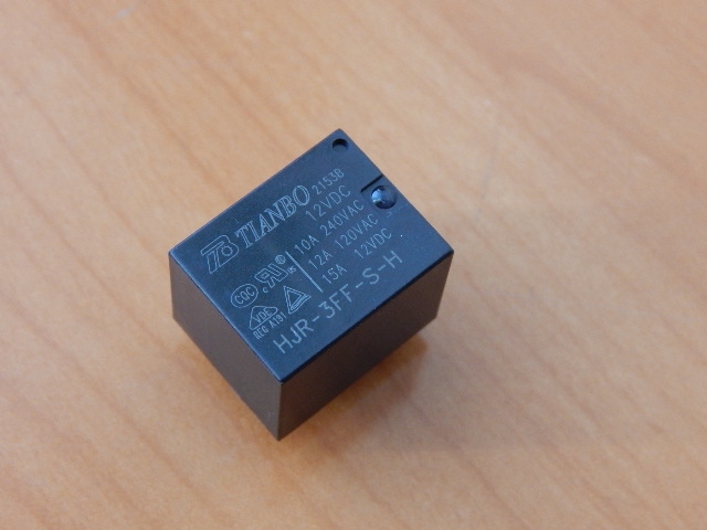 Реле  12V 10A 1C  (HJR-3FF-S-H-12VDC)