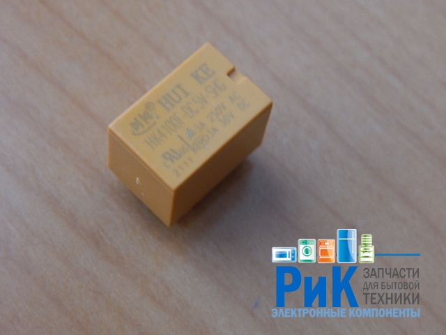 Реле   5V  3A 1C  (HK4100F-DC5V-SHG)