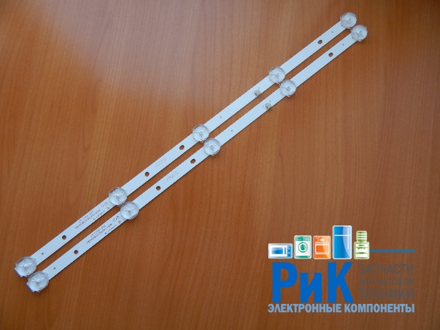 Подсветка LED TV Erisson, Daewoo 2 планки по 395mm 5линз (3V)  PB04D397103BL041-001H 24"