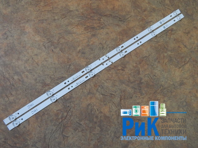 Подсветка LED TV Harper, Fusion 2 планки по 618mm 6линз (3V)  JL.D32061330-032BS-M 32"