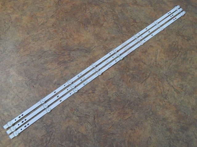 Подсветка LED TV Dexp 3 планки по 810mm 8линз (3V) JL.D43081330-083CS-M 43"