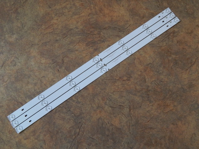 Подсветка LED TV Dexp 3 планки по 585mm 7линз (3V) KSKK32D07-ZC21FG-04 32"