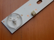 Подсветка LED TV Dexp 3 планки по 585mm 7линз (3V)  KSKK32D07-ZC21FG-04 32"