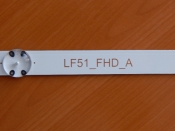 Подсветка LED TV LG  3 планки по 860mm 7линз (3V)  LGE WICOP FHD 43inch REC00 43"