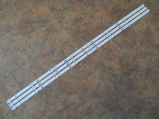 Подсветка LED TV Thomson 3 планки по 755mm 8линз (3V) JL.D43081330-140FS-M 43"