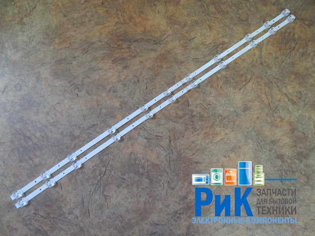 Подсветка LED TV Thomson 2 планки по 805mm 11линз (6V)  GIC43LB32 3030F 2.1D 43"