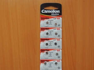 Батарейка Camelion AG0 (379, LR521, SR521W) Alkaline 1.5v
