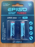 Батарейка Epilso LR03 (AAA) Alkaline 1.5v  блистер 2 шт.