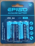 Батарейка Epilso LR6 (AA) Alkaline 1.5v  блистер 4 шт.