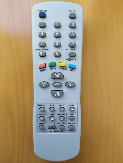 Пульт LG 6710V00070A (TV)