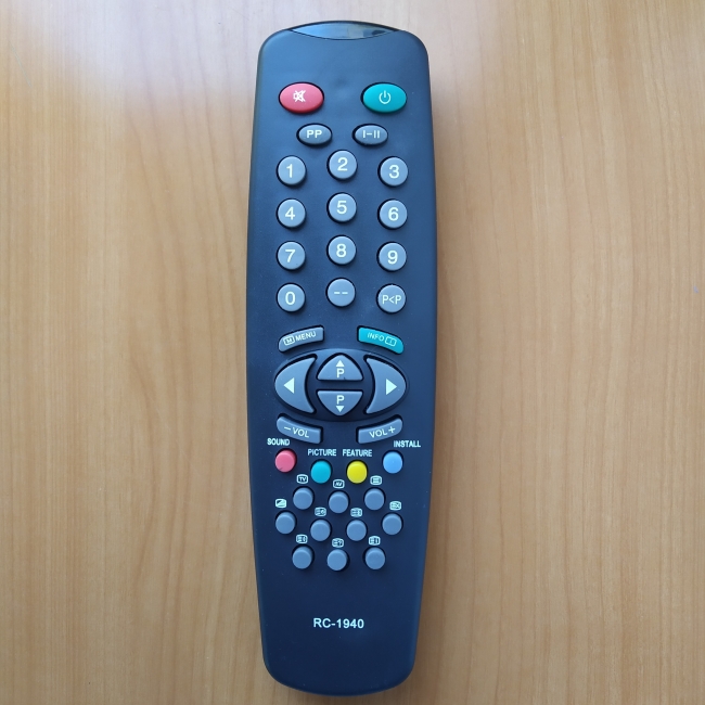 Пульт Vestel, Raduga, Orion RC-1940 (TV)