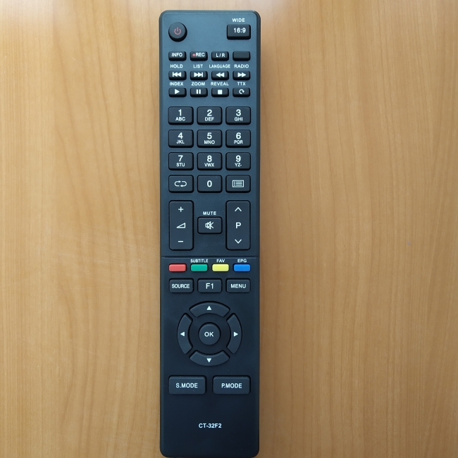 Пульт Toshiba CT-32F2, Telefunken TF-LED50S10T2 (TV)