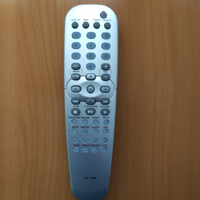 Пульт Philips RC19245017 (RC-1924) (Home Theatre)