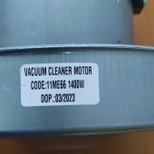 Двигатель пылесоса 1400W D=130mm H=114mm  (11me66)