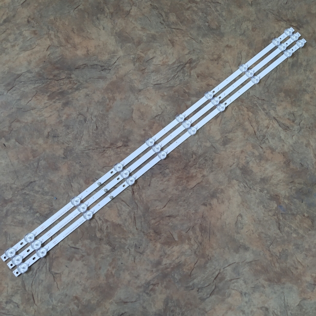 Подсветка LED TV Rolsen 3 планки по 695mm 10линз (3V) JL.D390A1235-081AS-M 39"