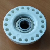 Суппорт в сборе Electrolux, Zanussi (со стороны шкива)  (cod061, 88381800)