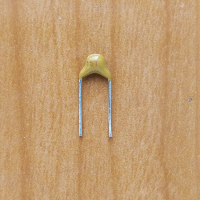 CAP 150pF 50V 5% (151) (NP0)