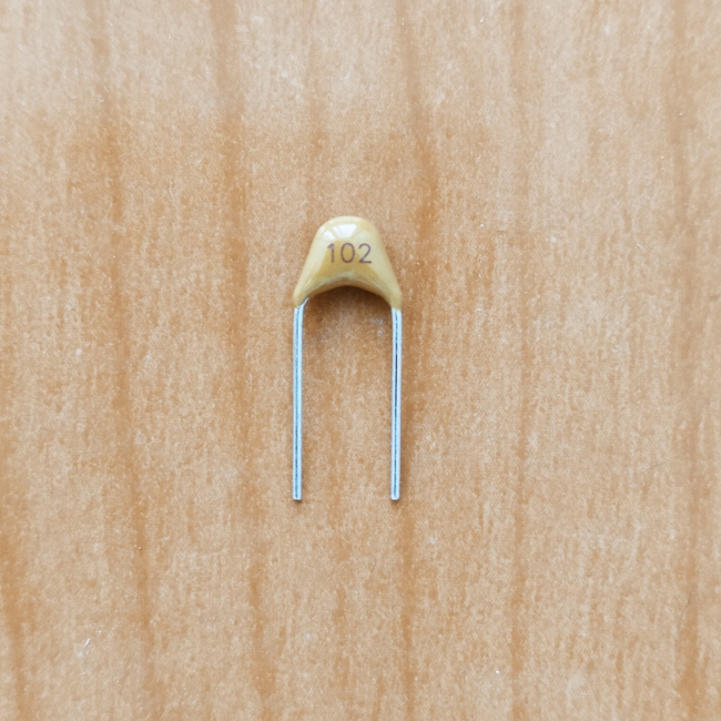 CAP 1000pF 50V 10% (102) (NP0)