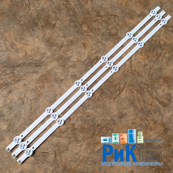 Подсветка LED TV Dexp 3 планки по 585mm 6линз (3V)  SVJ320AK0 Rev07 6LED 32"
