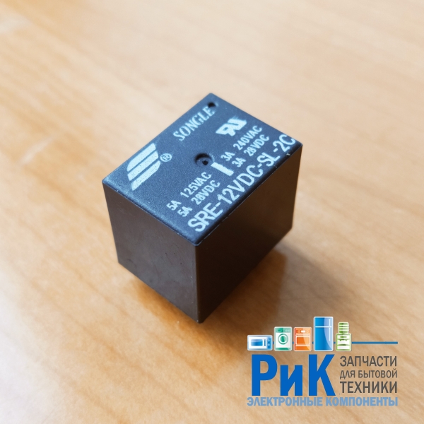 Реле  12V  3A 2C  (SRE-12VDC-SL-2C)