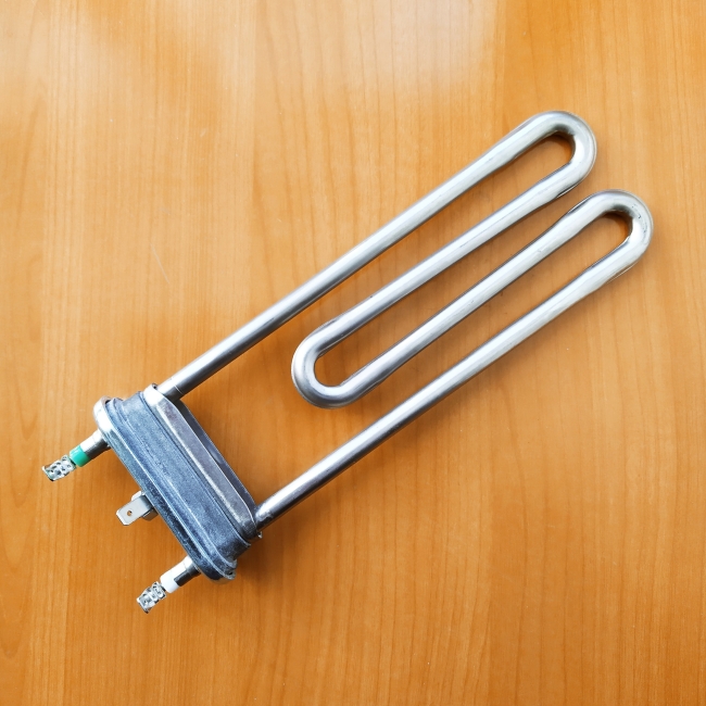 Тэн 2000W прямой с отверстием L=200mm, R=9mm (3160280)