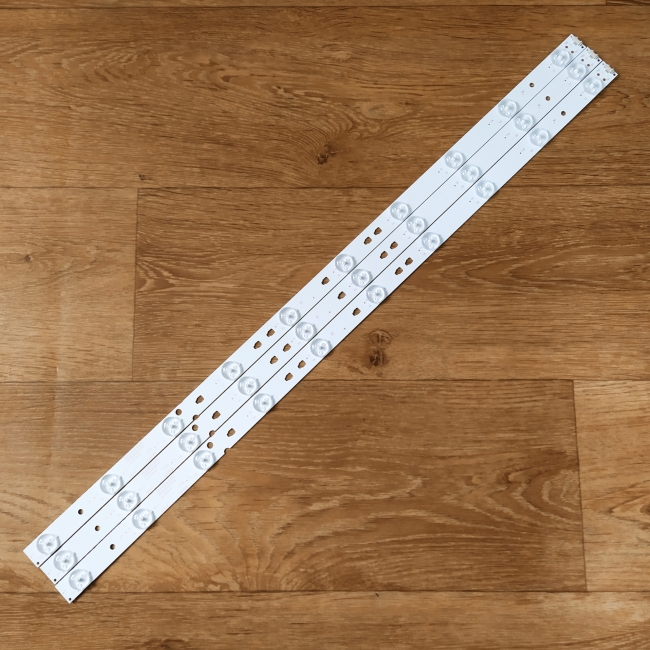 Подсветка LED TV Haier, Telefunken, Doffler 3 планки по 635mm 10линз (3V) LED315D10-07(B) 32"