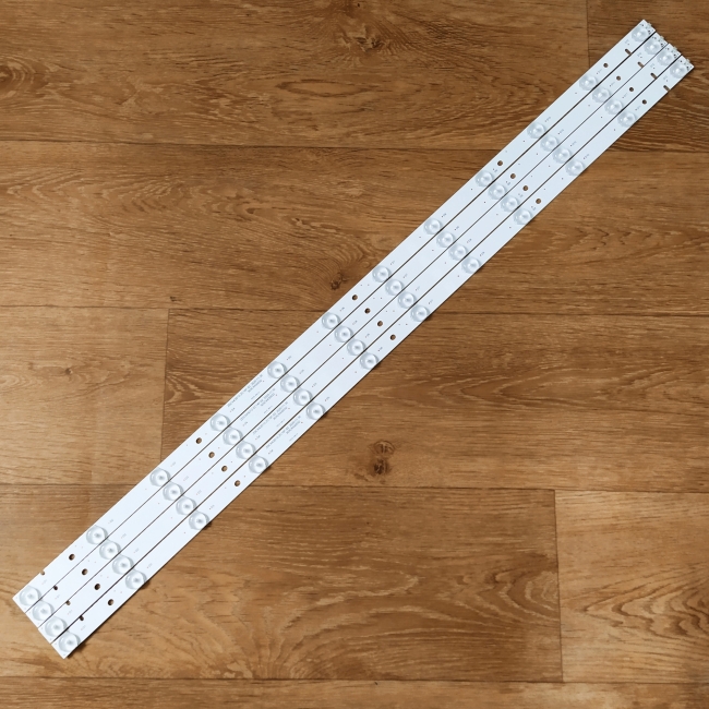 Подсветка LED TV Doffler, Rubin 4 планки по 825mm 12линз (3V) ZDCX43D12-ZC14F-02 43"