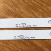 Подсветка LED TV LG  3 планки по 860mm 7линз (3V)  SSC 43inch FHD A/B, 43LH51 43"