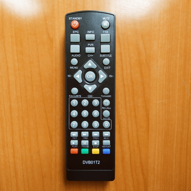 Пульт Hyundai QF-6222 DVB01T2; Dexp ST1204 Home BY-628; Telefunken; Sven; Akai (цифровая приставка)