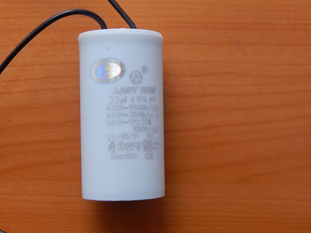 CBB60 20mkF 450v (гибкие выводы)