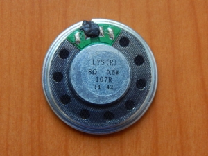 Динамик d=32mm, h=5mm, 8 Ohm, 0.5W (№84)