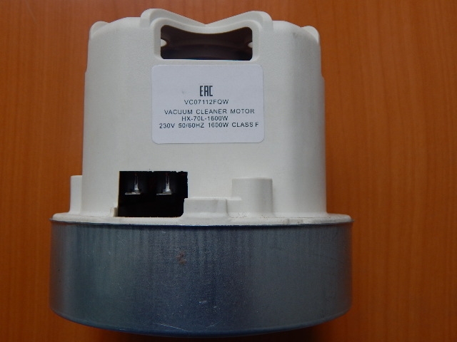 Двигатель пылесоса 1600W D=111mm H=108mm (VC07112FQw, 11ME58)