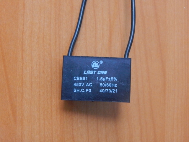 CBB61 1.5mkF 450v (гибкие выводы)