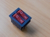 Переключатель KCD3-2-201N11CRB OFF-ON красный двойной 250V 16A (с подсветкой)