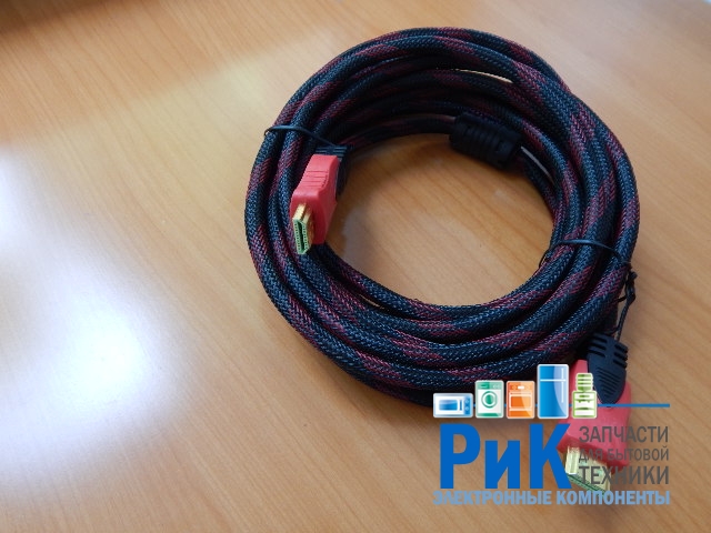 Шнур HDMI шт. - HDMI шт. ver. 1.4  5.0m с фильтрами  №99-5