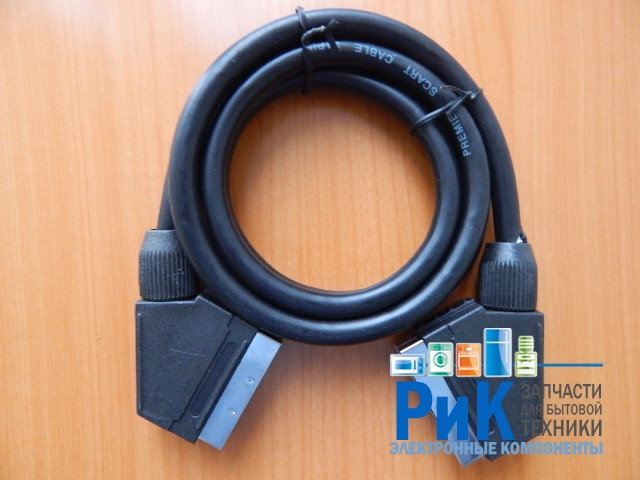 Шнур SCART шт. - SCART шт. (21-pin) 1.5m  5-025-1.5  (PL-3306)