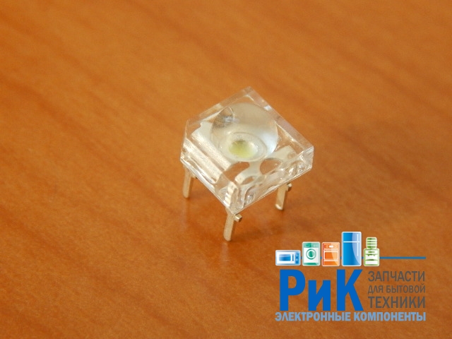 Светодиод  PIRAHNA белый 1000mcd If=25mA 120* 3.8V  FYLF-1130UWC  (4050)