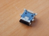 Разъем MiniUSB 5-pin гнездо (крепление снизу, 4 крепежа) 3068