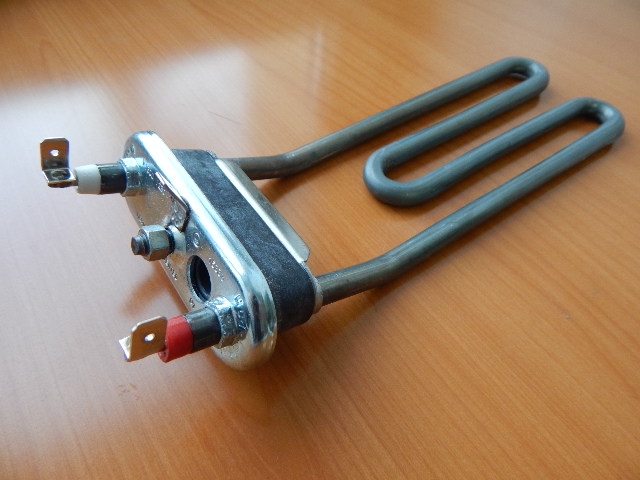 Тэн 1800W изогнутый с отверстием L=40+161mm, R=13mm (255085, AD5117)