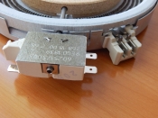 Конфорка стеклокерамическая 2-х зонная D=200/125mm 1700/700W hi-light  (488000525921)