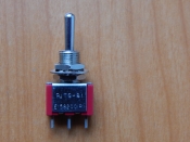 Тумблер TS-81 ON-OFF-ON красный 250V 2A