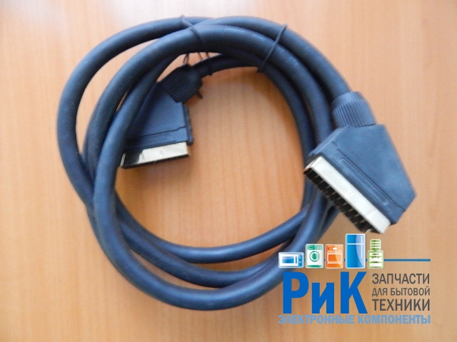 Шнур SCART шт. - SCART шт. (21-pin) 1.8m GOLD  5-125-1.8