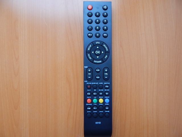 Пульт Shivaki 051D черный (TV)