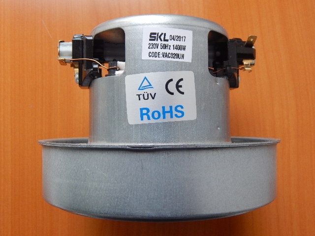 Двигатель пылесоса 1400W D=133mm H=112mm (VAC020UN)