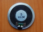 Динамик d=40mm, h=5mm,  8 Ohm, 2W  (№130)