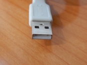 Шнур USB A шт. - USB A гн. 1.8m белый (удлинитель)  18-1114