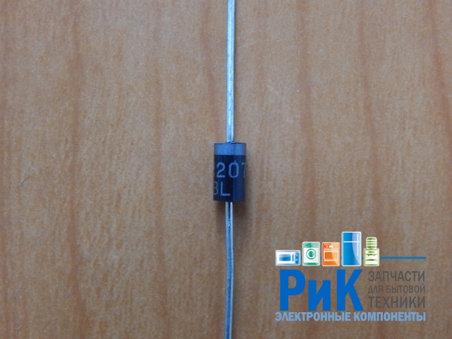 FR207 (1000V, 2A, 500ns)