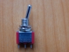 Тумблер TS-81 ON-ON красный 250V 2A